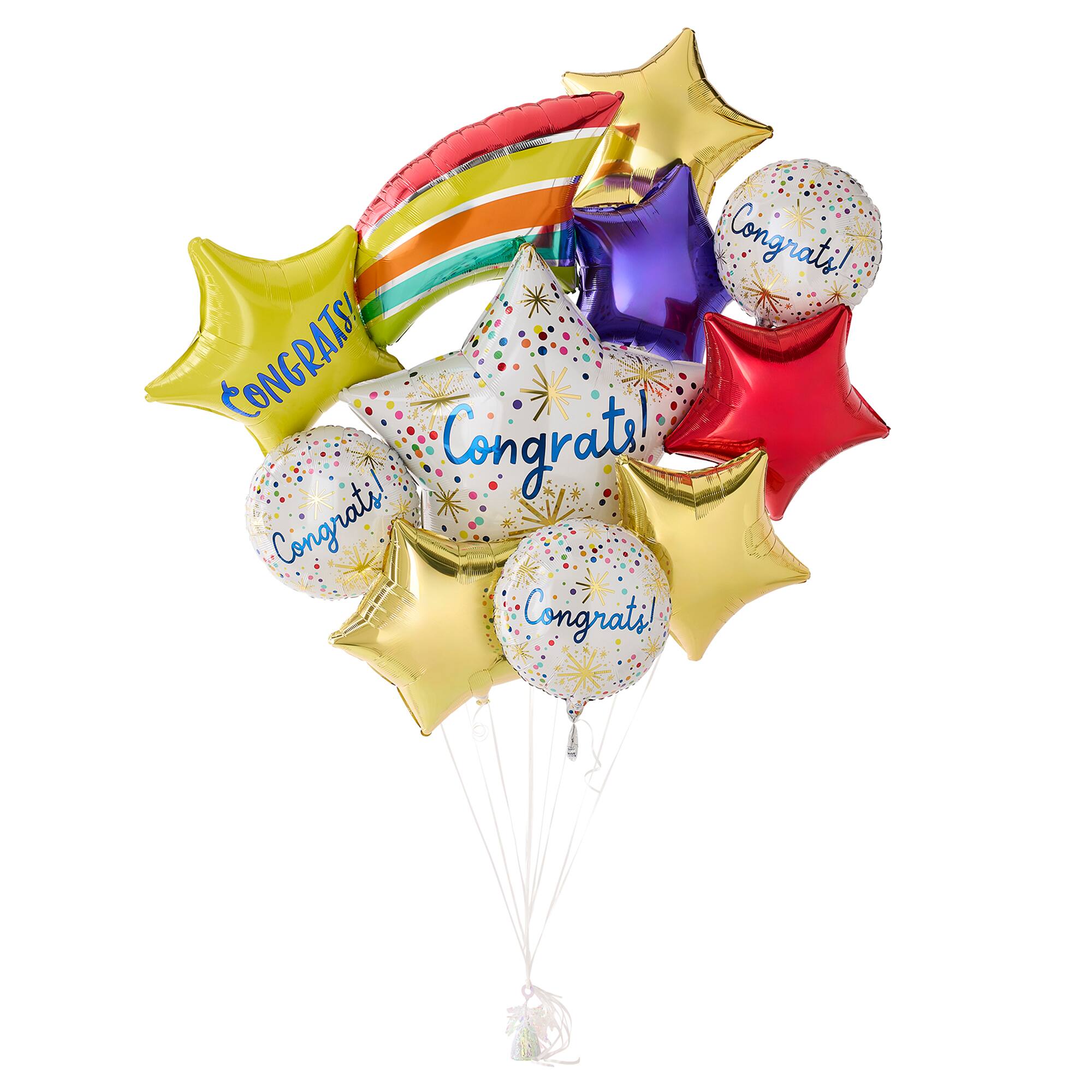 Confetti Congrats Foil Balloon Bundle